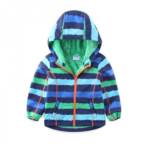 Umkaumka®  Kids wind and water resistant softshell jacket perfect for outdoor active kids to play 