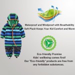 umkaumka Baby Girl Water Repellent Onesie All in One Romper Jumpsuit - Muddy Play Outfits