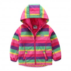 umkaumka Warm Windbreaker Jacket for Kids - Breathable Girl Jacket, Fleece Lined Hoodie, Waterproof Outdoor Clothing umkaumka Warm Windbreaker Jacket for Kids - Breathable Girl Jacket, Fleece Lined Hoodie, Waterproof Outdoor Clothing