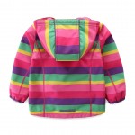 umkaumka Warm Windbreaker Jacket for Kids - Breathable Girl Jacket, Fleece Lined Hoodie, Waterproof Outdoor Clothing