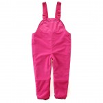 umkaumka Waterproof Trousers Boys and Girls Rain Pants Fleece Lined Bib Overalls 12 Months-8 Years