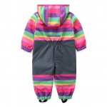umkaumka Baby Girl Water Repellent Onesie All in One Romper Jumpsuit - Muddy Play Outfits