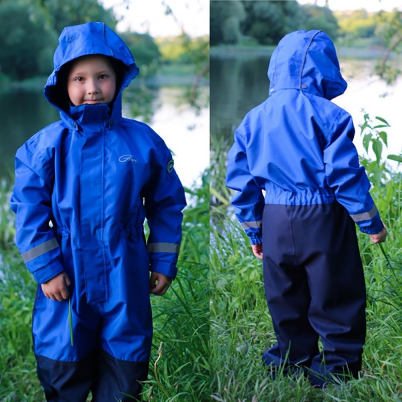 Boy rain suit waterproof romper Boy muddy play coverall windproof Spring Autumn