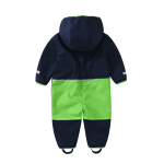 Kids Toddler Rain Suit - Muddy Buddy Boy and Girl Waterproof Coverall One Piece Water Resistant Baby Jacket