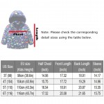 umkaumka toddler boy kids' warm jacket  Dino Hooded Fleece Lining 2T-6T light insulated prefect for mild winters 