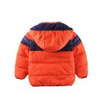 Toddler boy kids' warm jacket  Hooded Fleece Lining 2T-6T light insulated prefect for mild winters 