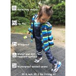 umkaumka Kids Rain Suit Set Waterproof Jacket with Suspender Rain Pants - Muddy Play (18 Months - 6 Years)
