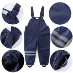 umkaumka Kids Rain Suit Set Waterproof Jacket with Suspender Rain Pants - Muddy Play (18 Months - 6 Years)